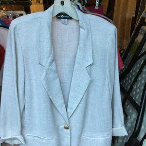 Sag Harbor Mix 'N Match Jacket and Skirt in Ivory